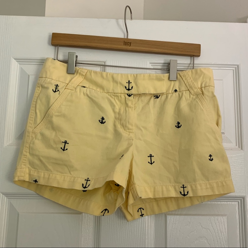 J. Crew Chino Shorts with Anchors - Size 4